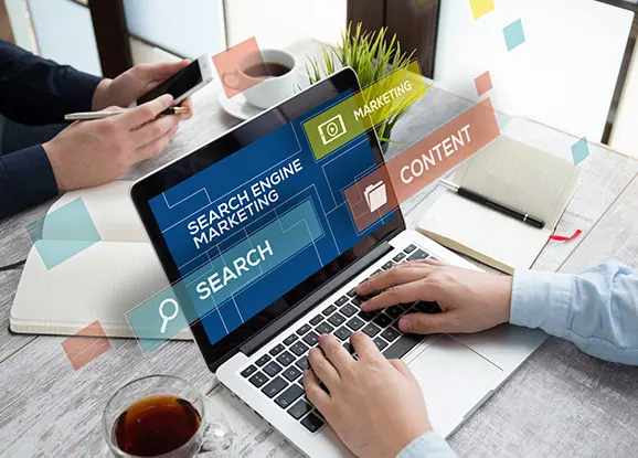Search, content creation