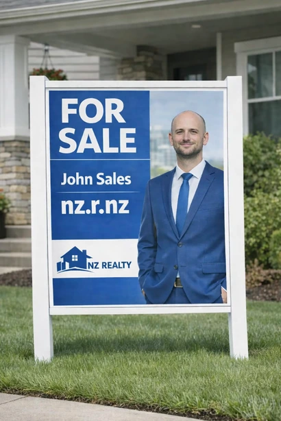 Real Estate signboard