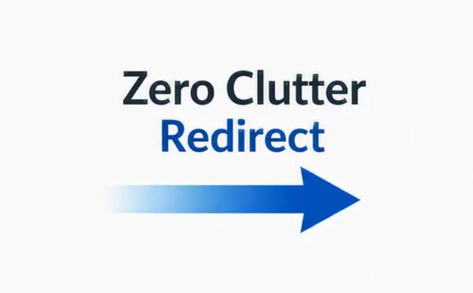 Zero clutter redirect